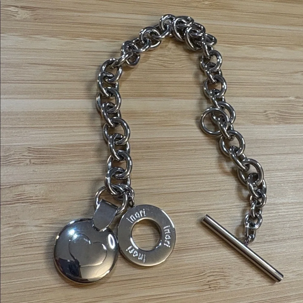 New Inori stainless steel  Chain Bracelet with Toggle Clasp adjustable‎